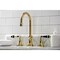 Kingston Brass KS2982CFL Century Widespread Bathroom Faucet W/ Brass Pop-Up, Brass KS2982CFL - alternate 7